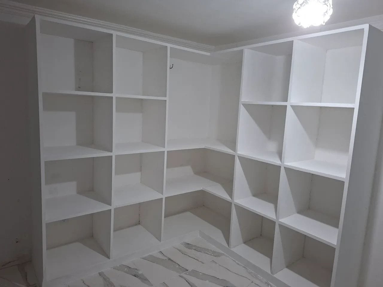 Divisória de drywall finalizada